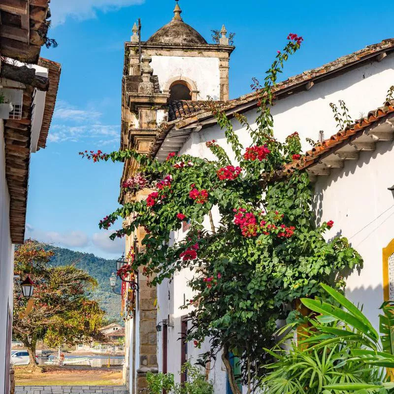 Historical centre of Paraty in Brazil