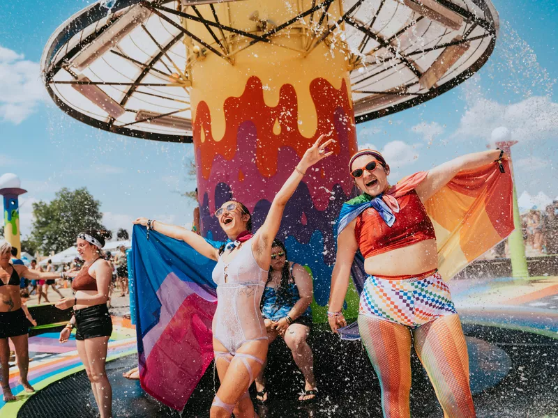 Bonnaroo fountain