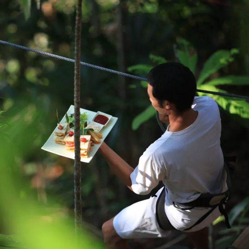 Soneva Kiri tree restaurant