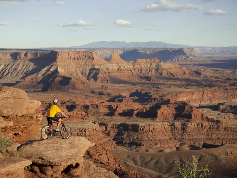 Mountain Biking In Canyonlands National Park, Moab, Utah