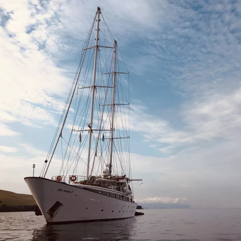 Variety Cruises' Panorama II ship in French Polynesia