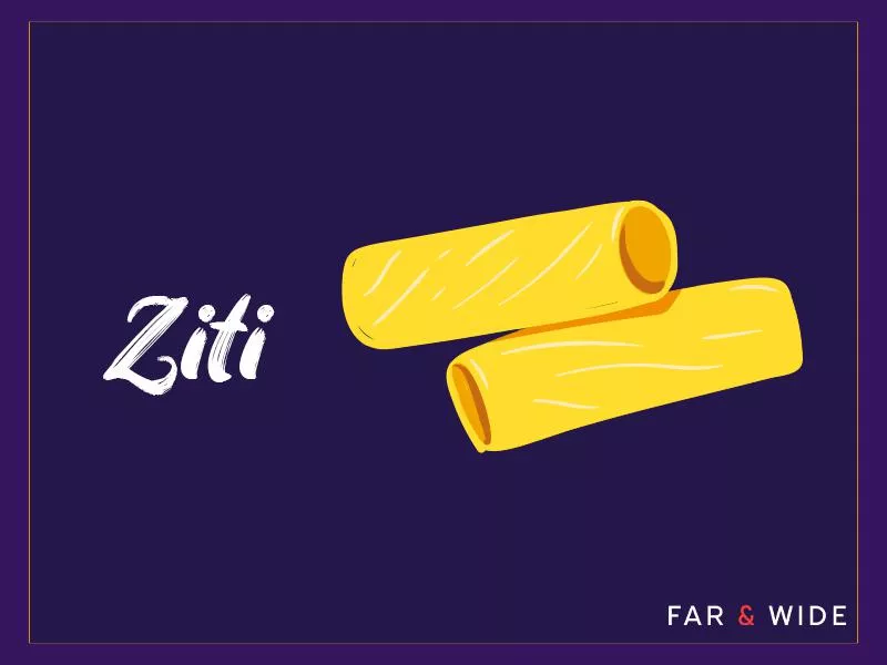 Ziti pasta graphic