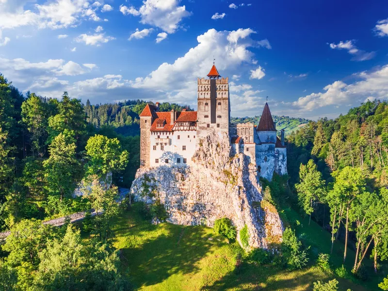 Bran Castle in Transylvania, most famous destination of Romania