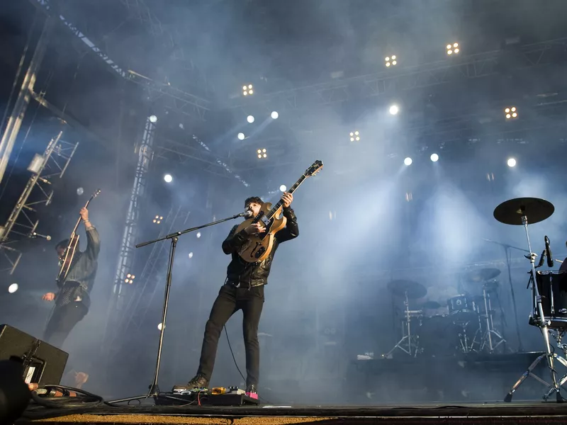 Local Natives perform during the Optimus Primavera Sound music festival