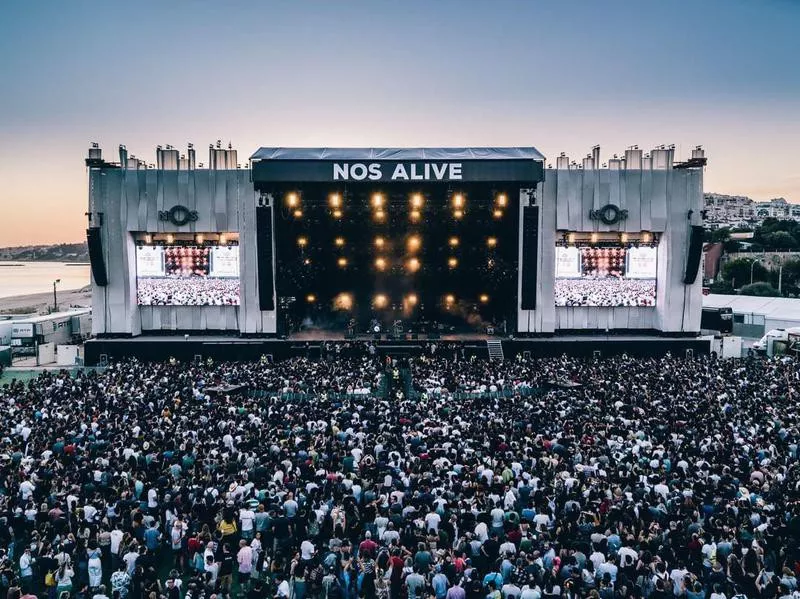 Nos Alive aerial view