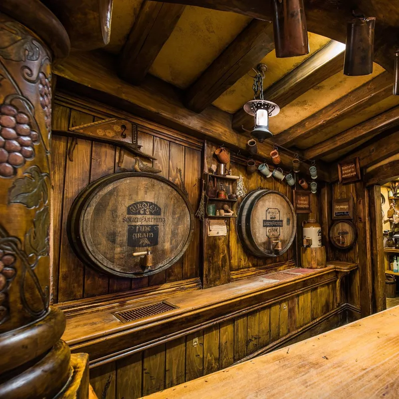 Bar at Lord of the Rings set