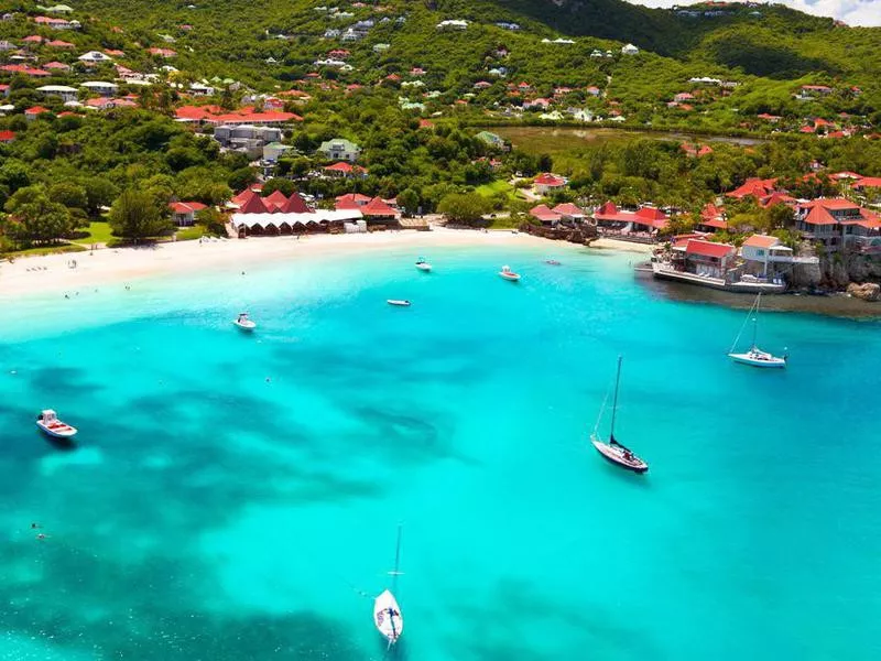 St. Jean Bay in St. Barts