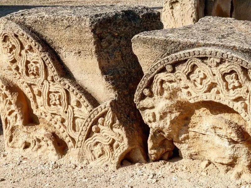 Archaeological ruins in Jericho