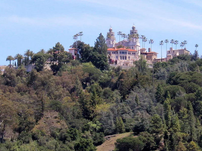 Hearst castle on hil