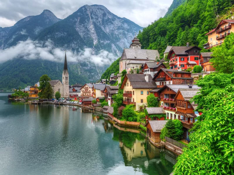 Hallstatt village in Austria