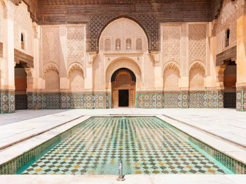 Madrassa Ali Ben Youssef in Marrakech, Morocco