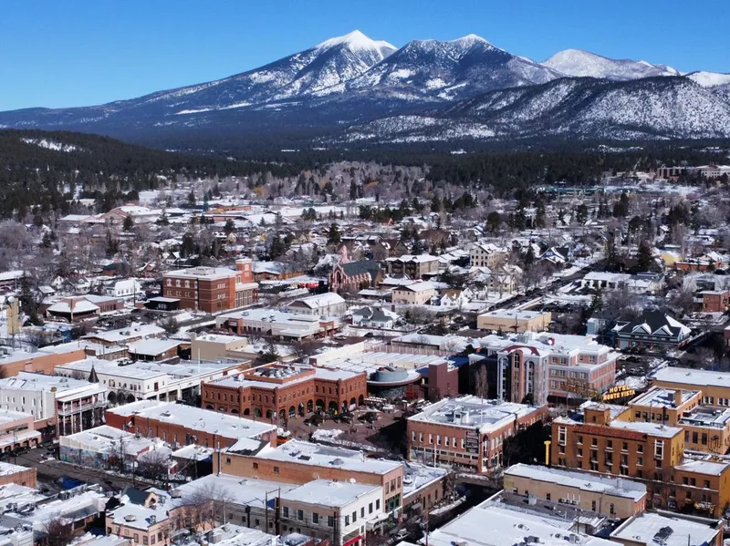 Flagstaff Arizona in the winter