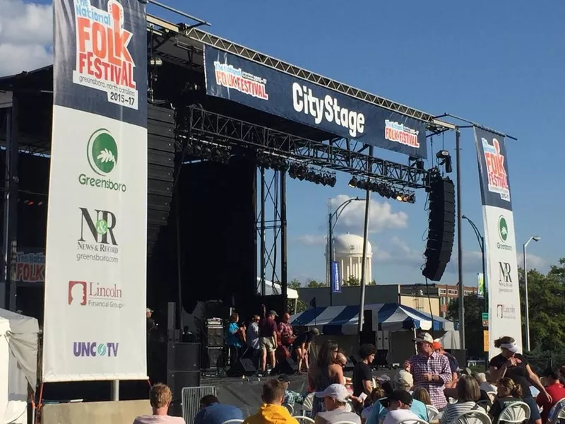 The National Folk Festival outdoor space