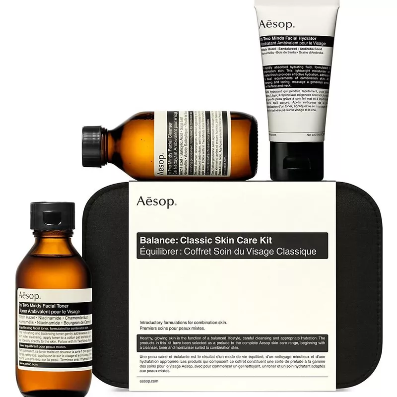 Aesop skin care travel set