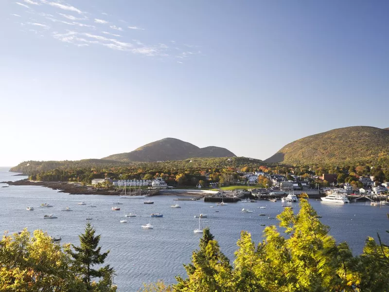 Bar Harbor, Maine, Autumn morning