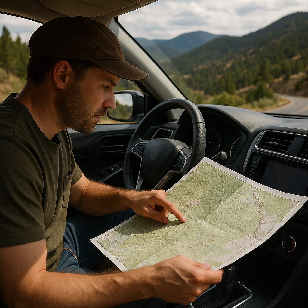USGS topo sheets for the scenic detour nobody signs