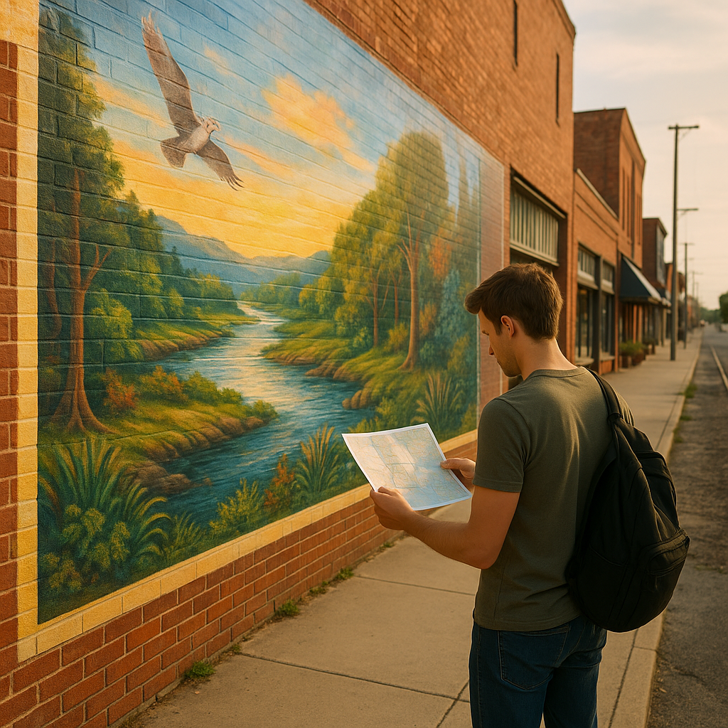 When the mural isn't decoration, it's the reason you came