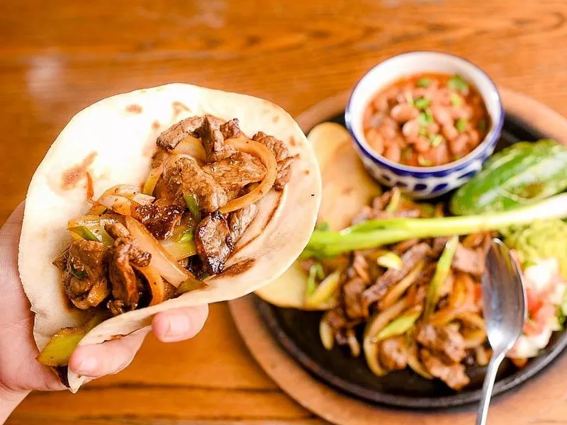 Tex-Mex fajitas in San Antonio