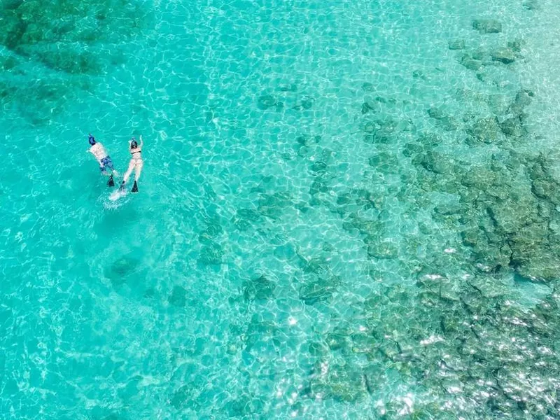 Snorkeling in Icacos Cay