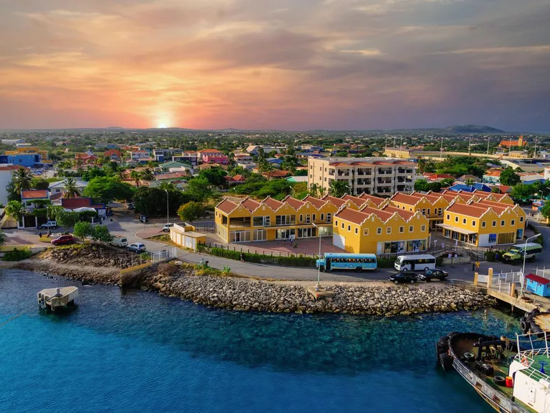 Port of Bonaire at Sunset