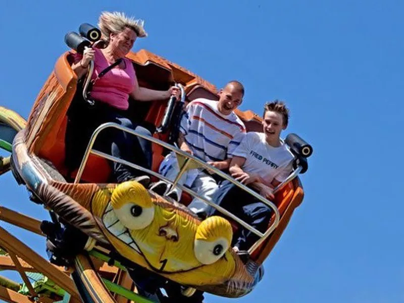 People on Treetop Twister