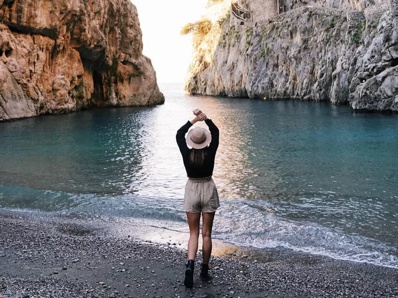 At The Shore of Furore Beach