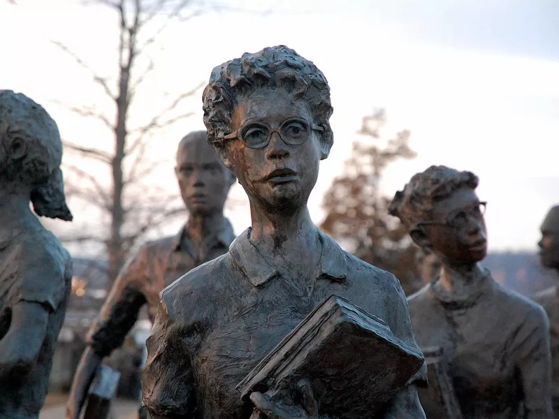 Little Rock Nine Monument in Arkansas