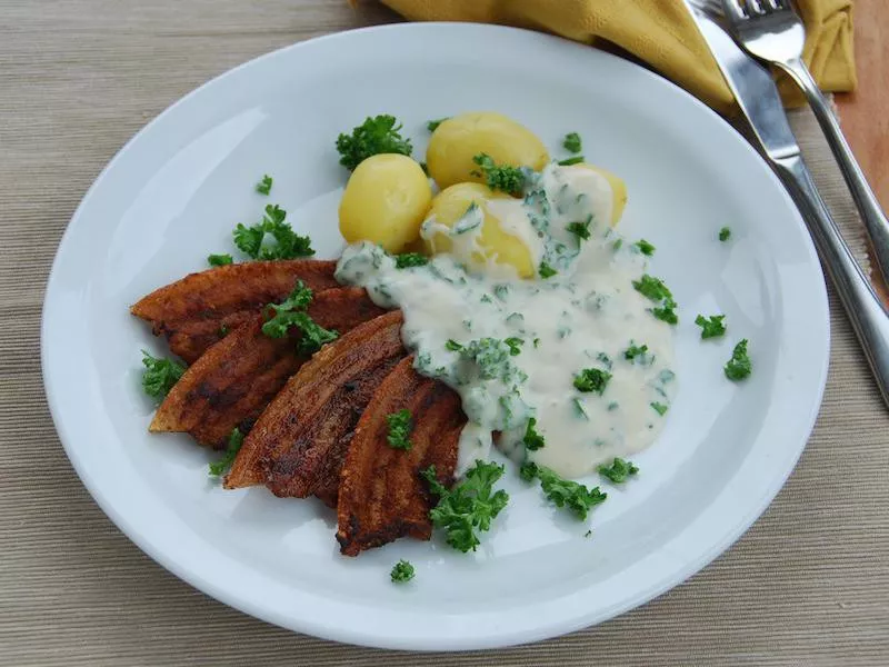 Pork and parsley sauce