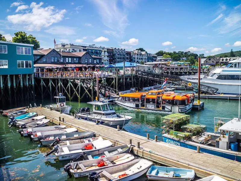 Bar Harbor pier