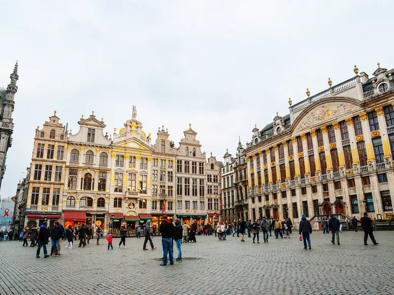 Brussels main square city hall