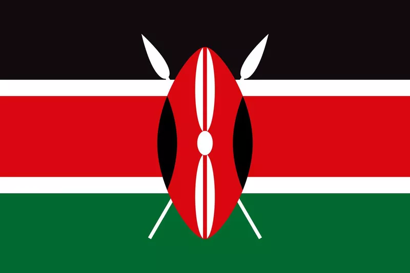 Kenya African Country Flag