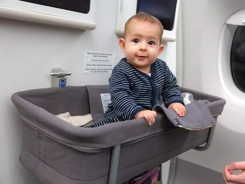 Airplane bassinet