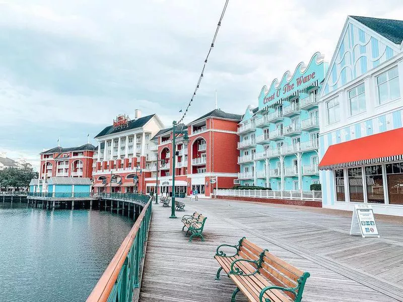 Boardwalk area at Disney's BoardWalk Inn