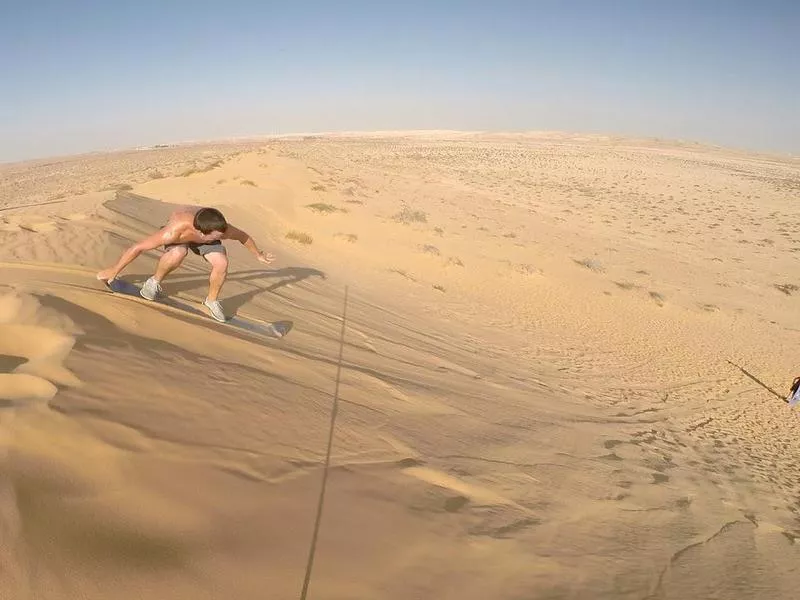 Israel Sand-Surfing