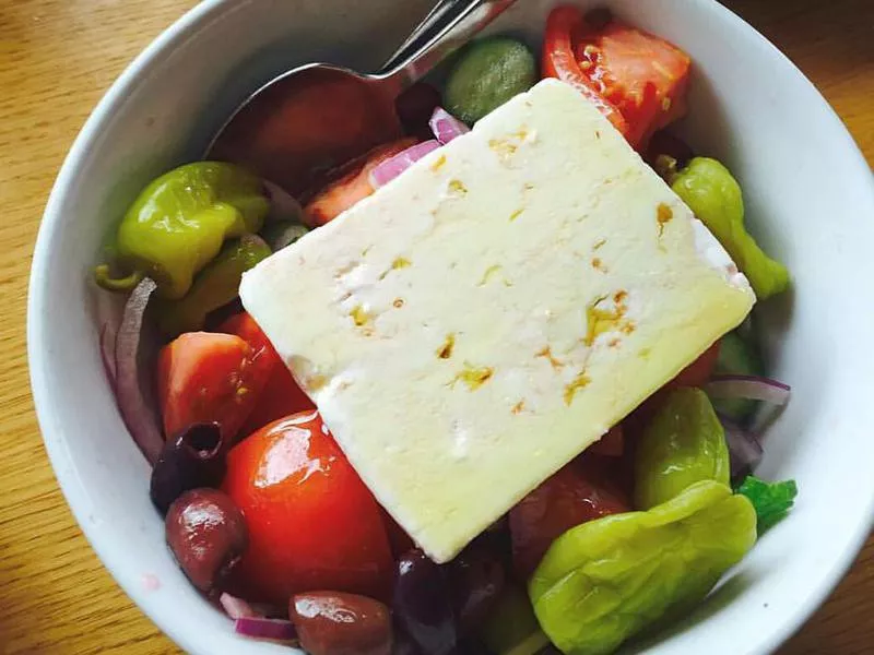 Feta cheese salad