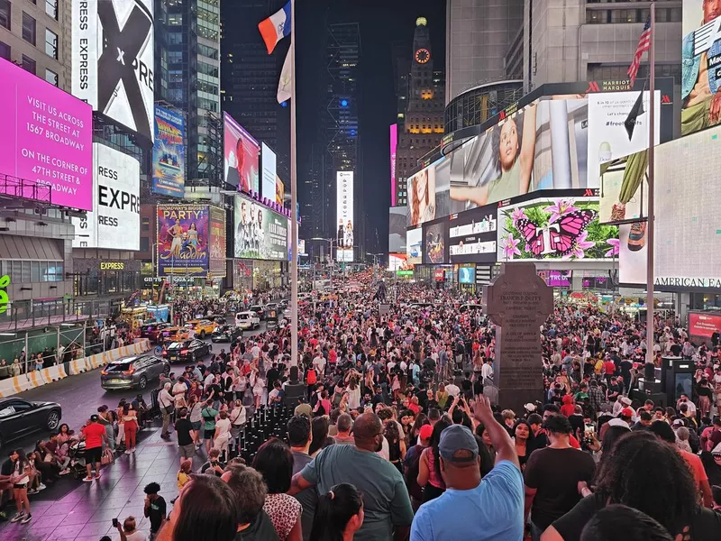 Times Square Manhattan New York at night