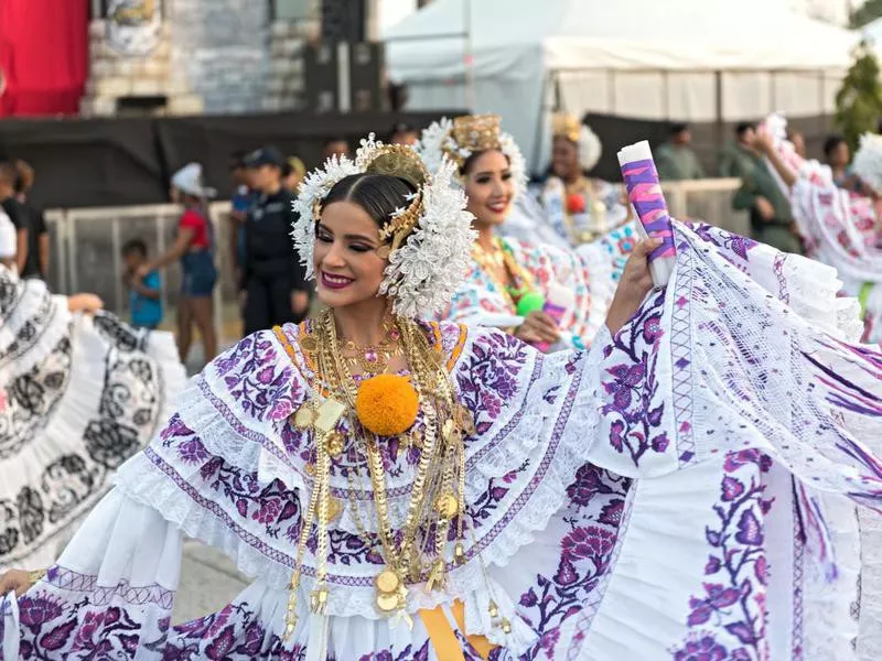 Panama folkloric parade