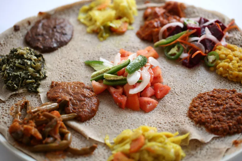 Food at Das Ethiopian Cuisine