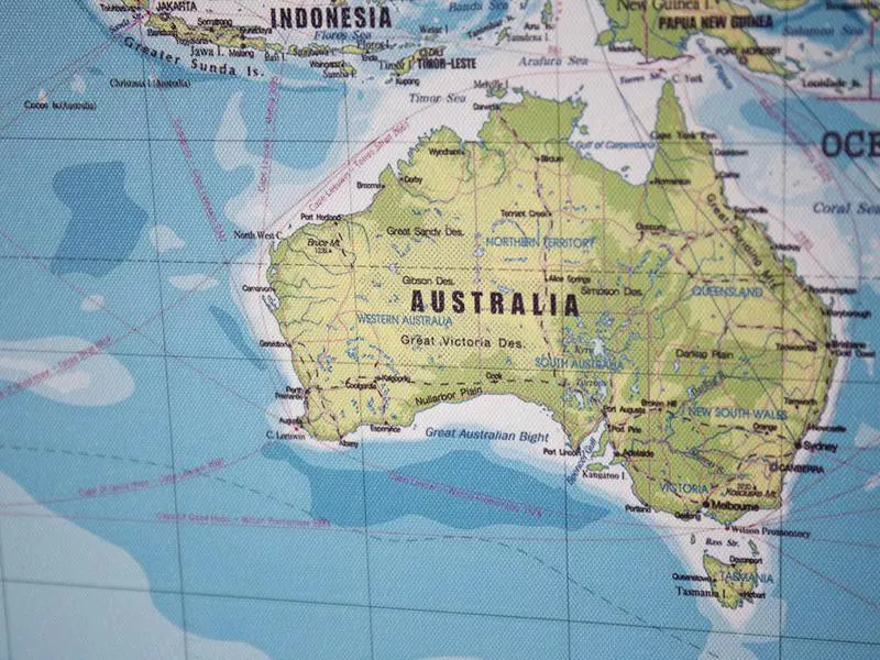 Map of Australia