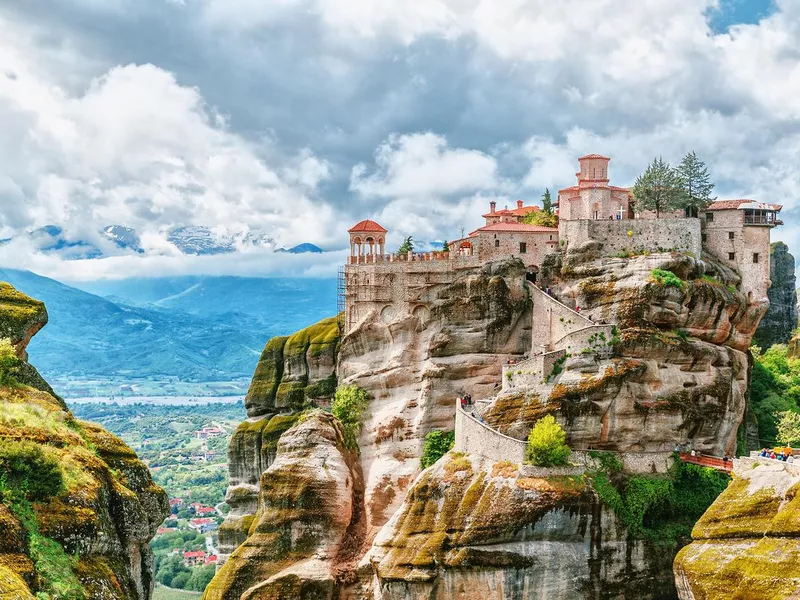 Meteora monastery, Greece. UNESCO heritage list.