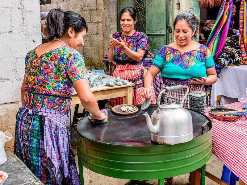 Local Mayan women