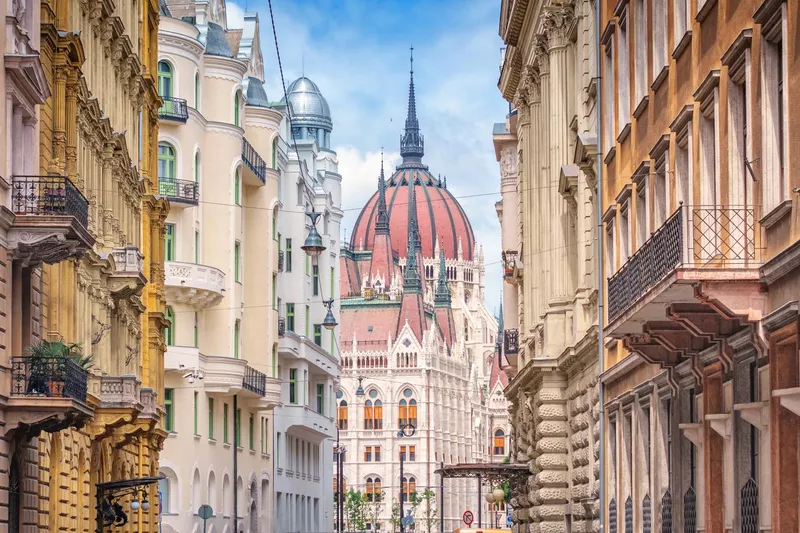 Parliament Building in Budapest Hungary