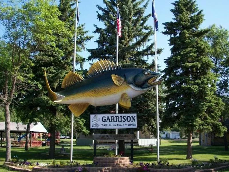 Garrison welcome sign