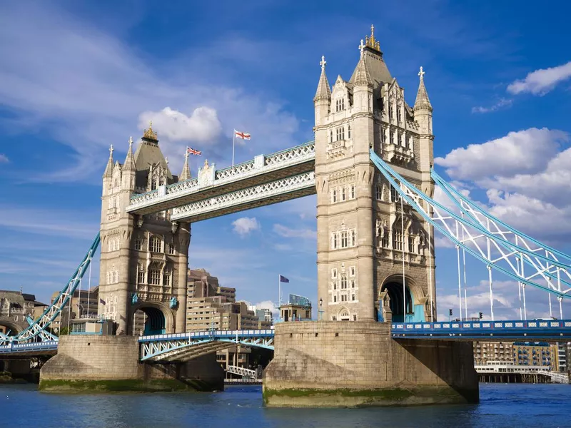 London Tower Bridge over Thames