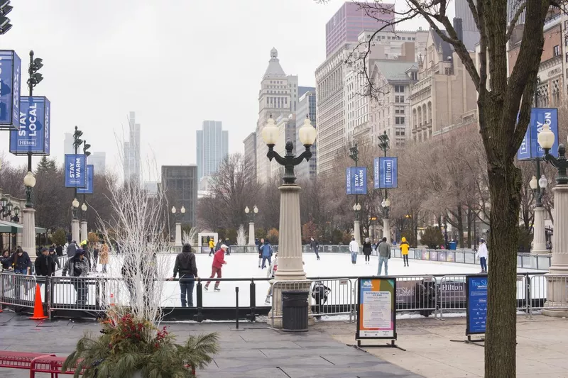 McCormick Tribune Ice Rink in Chicago