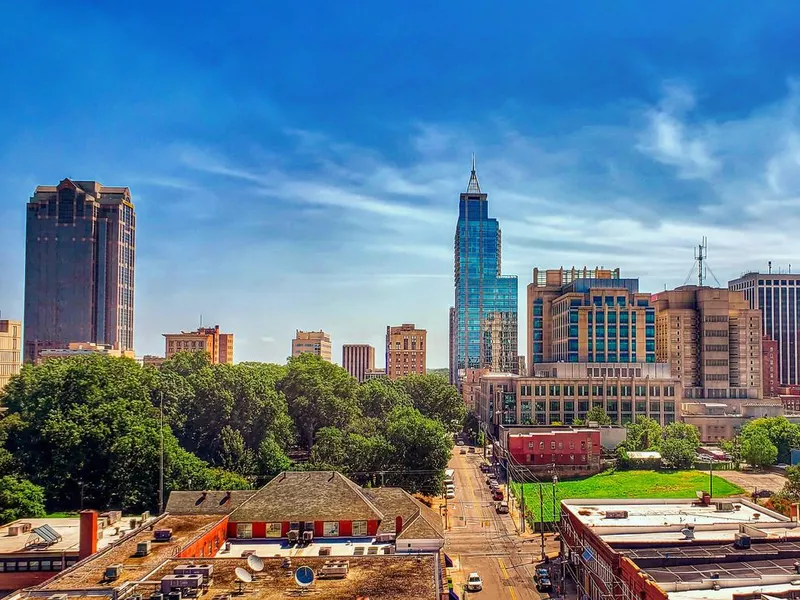 Raleigh North Carolina Skyline