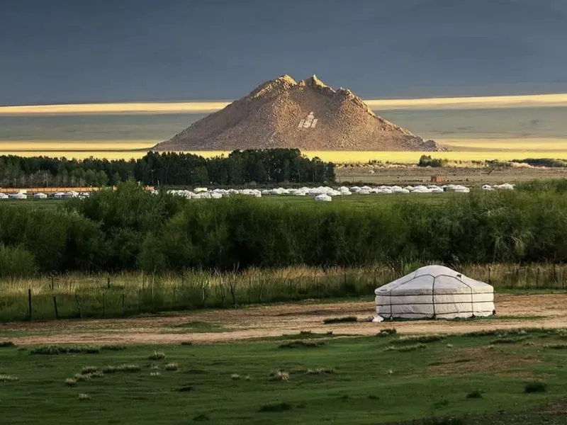 Yurt camp in Mongolia