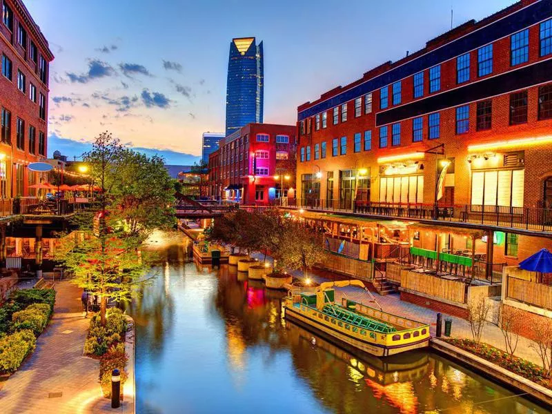 Oklahoma City Bricktown River Walk Park