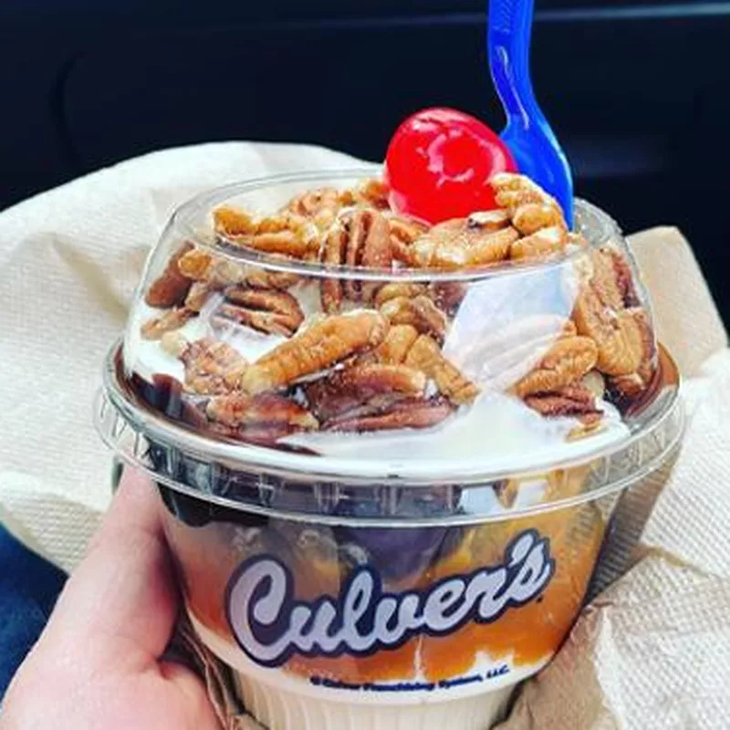 Culver's Turtle Sundae