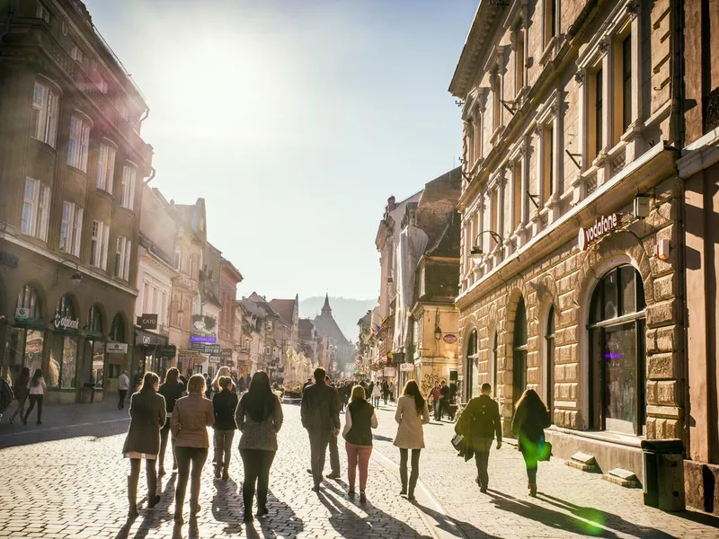 Brasov street scene